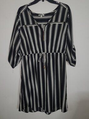 MPH Dress Size 1X Striped